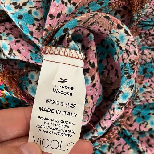 Vicolo dress like new, Italian summer style, size M, multicolor