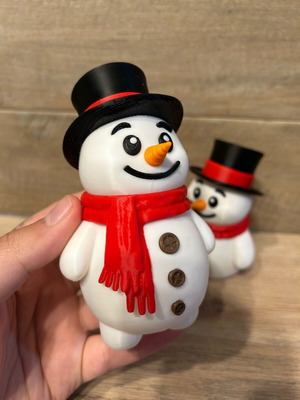 Snowman decorative 20cm, 1 piece, new