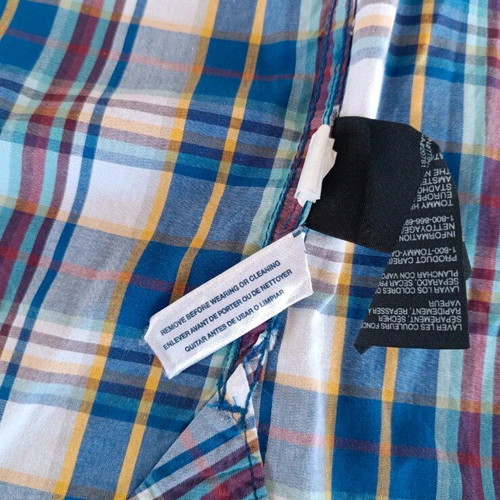 Tommy Hilfiger boys' checkered shirt like new, age 6-7