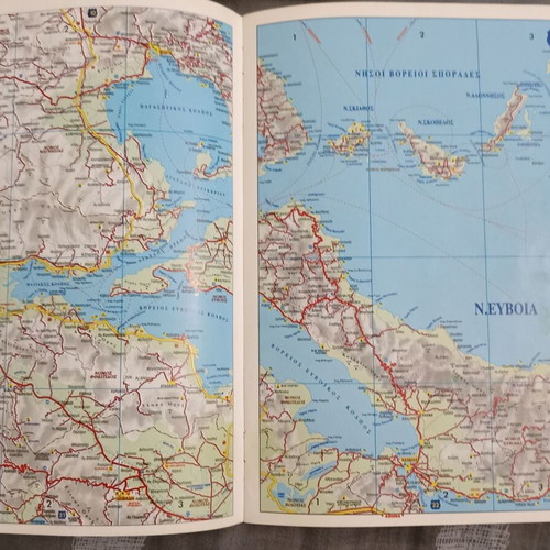 Greece Road and Tourist Maps new, detailed edition