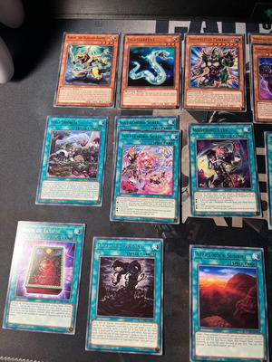 Yugioh ANGU collection 30 cards like new with protective sleeves