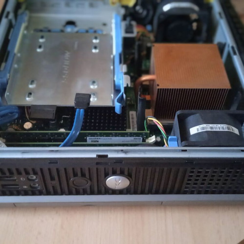 Dell Optiplex 755 USFF desktop used for parts with power supply