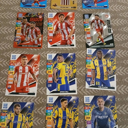Panini Super League Greece 2024 cards used