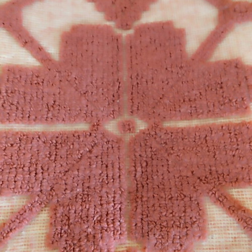 Handwoven Kouskousis rug new, 200x175 cm, burgundy