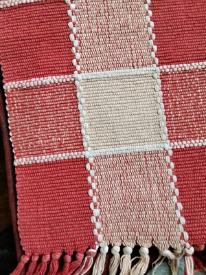 Handmade double-sided rug new 1.05 x 47