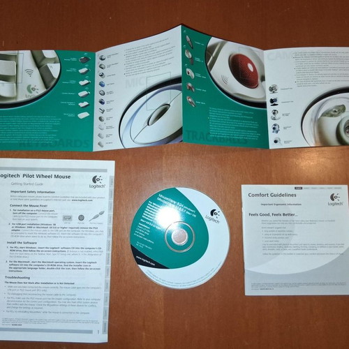Logitech Pilot Wheel Mouse software like new