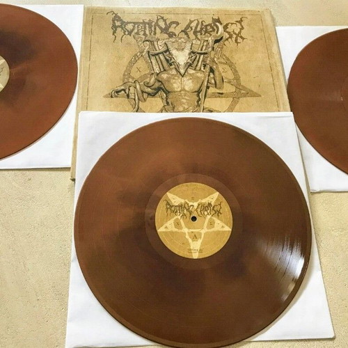 Rotting Christ Lucifer Over Athens 3LP new, limited edition Brown Haze