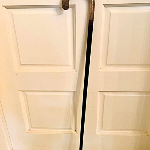 Handmade walking stick used with engraved handle 1921