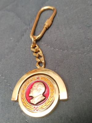 Μπρελόκ Λένιν ΚΚΕ vintage δεκαετίας 80'-90' καινούργιο, σπάνιο