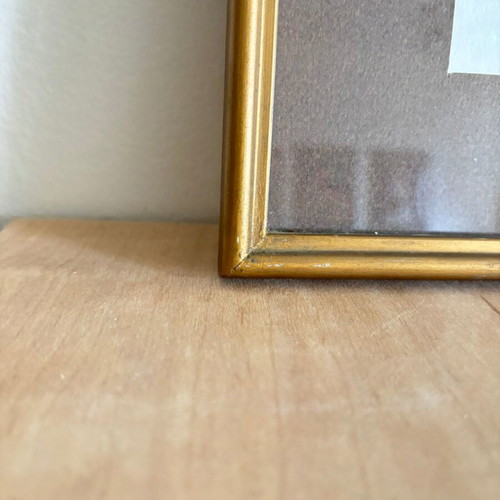 Vintage frame with floral design used, 27.5x27.5 cm