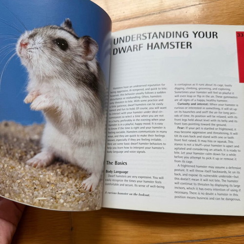 Dwarf Hamster Care Books new, set of 2, English