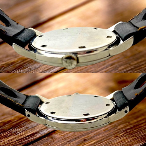 Girard Perregaux Seahawk mechanical 1950s watch used 34mm
