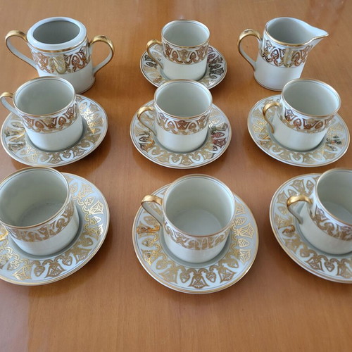 Vintage Luxor coffee set by Fitz & Floyd like new