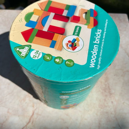 ELC wooden bricks used, 12-36 months