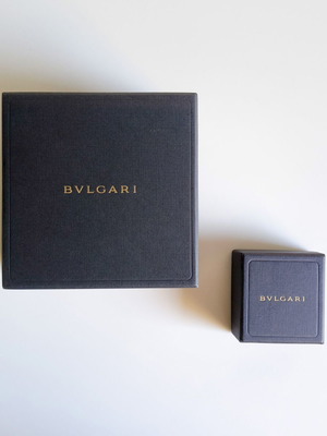 Bvlgari jewelry box tops set of 2, like new, cardboard
