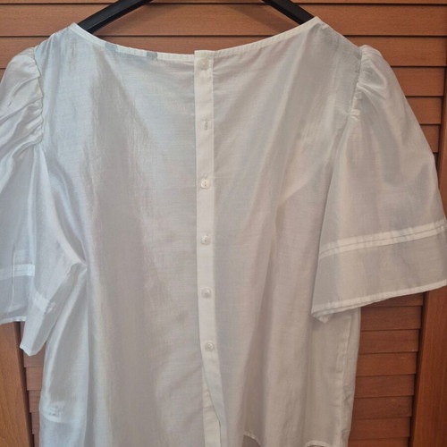 Zara white blouse size S new, thin breathable fabric