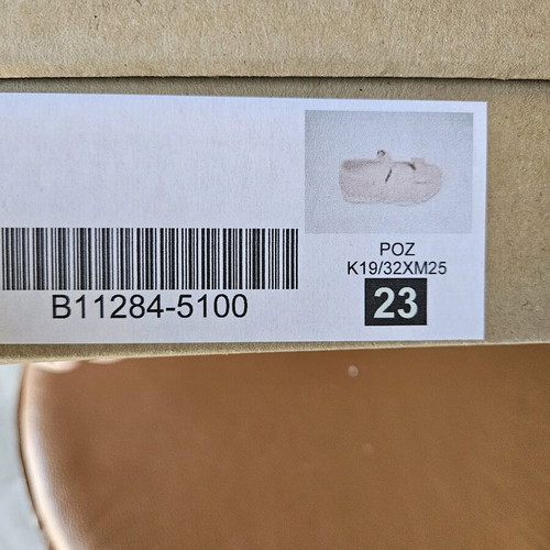 Mouger ballerinas size 23 like new, pink-beige
