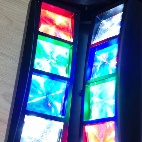 Betopper DJ stage light with moving head, 8x3W RGBW LED, new