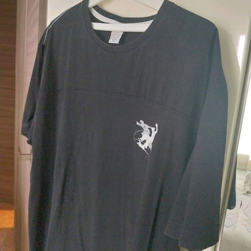 Men's T-shirt XXL used, black, short sleeve, Greek made