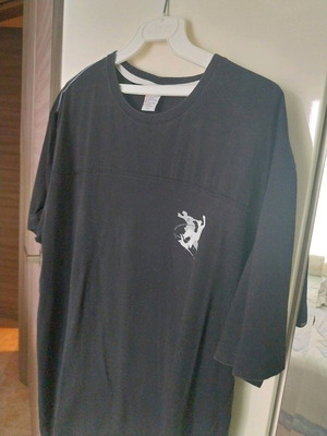 Men's T-shirt XXL used, black, short sleeve, Greek made
