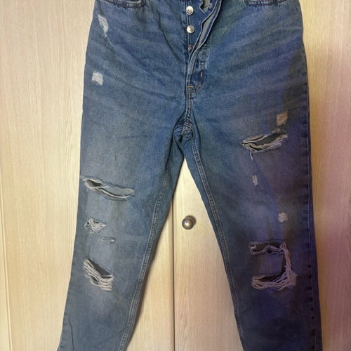 H&M women's jeans used, blue, size M
