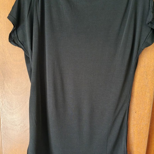 Women's short-sleeve Batman t-shirt new, black and gold sequins, size S