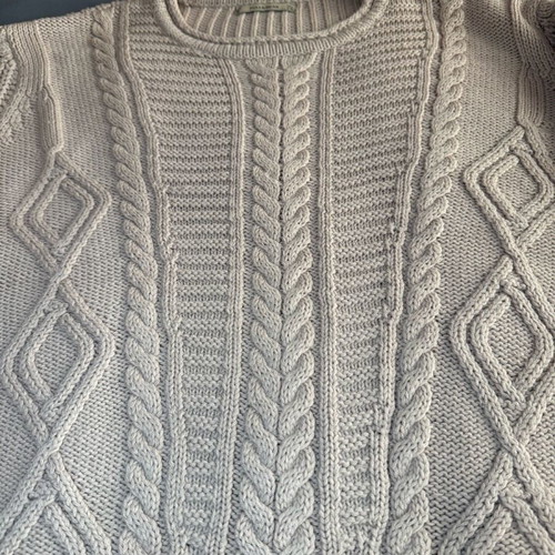 Oversize knitted sweater Pull & Bear pink like new, size S