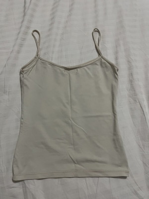 Zara beige tank top, size M