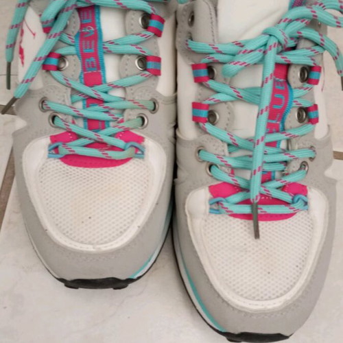 Beverly Hills Polo Club women's athletic shoes like new, size 39, blue and pink
