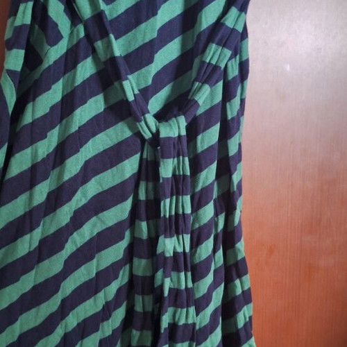 Mexx striped dress used, knee-length with fabric belt