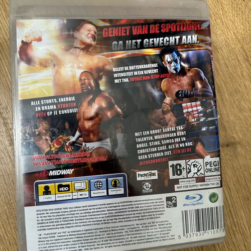 TNA Impact PlayStation 3 game used, complete with manual and box