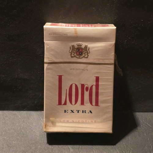 Lord Extra Low Nicotine Cigarette Pack sealed, new
