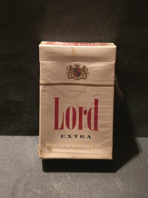 Lord Extra Low Nicotine Cigarette Pack sealed, new