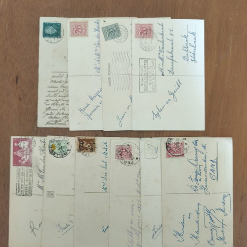 Vintage Christmas and New Year postcards set of 10, like new