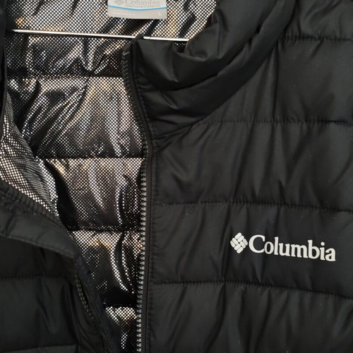 Columbia black jacket size L, like new