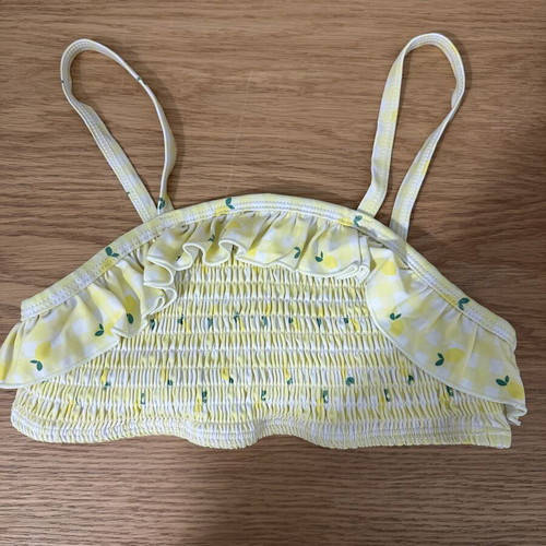 Sergent Major bikini top like new, yellow, size 146 cm