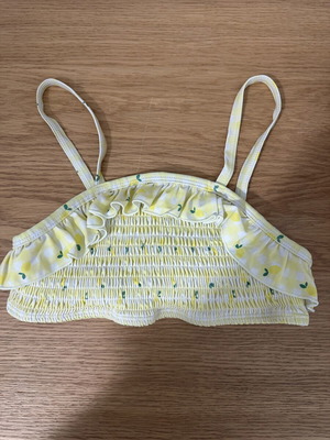 Sergent Major bikini top like new, yellow, size 146 cm