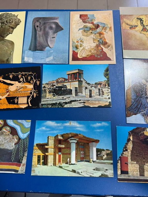 Collectible postcards Ancient Greece like new