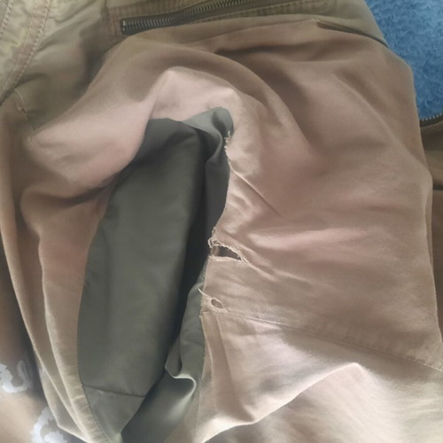 Diesel green jacket used, military style with many pockets