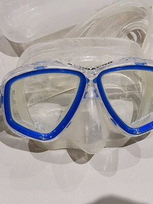 Scubapro mask used, transparent, almost unused