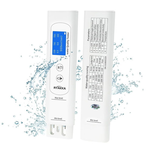 6-in-1 Digital Water Quality Tester new, professional drinking water analyzer