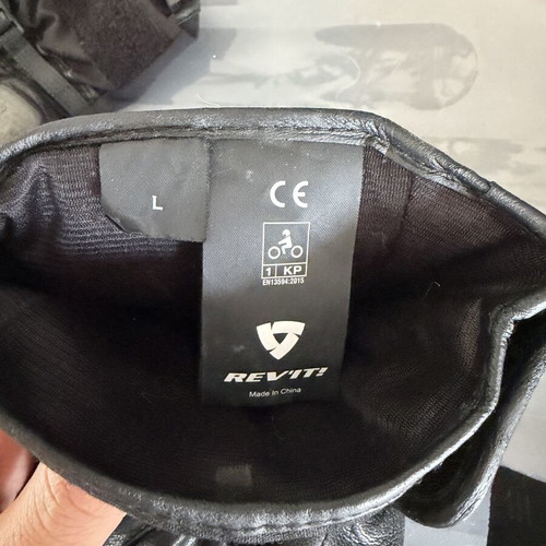 Revit Hydra H2O motorcycle gloves used, waterproof, large
