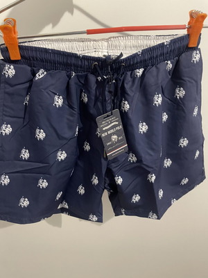 New World Polo men's swim shorts new, size 2XL, blue