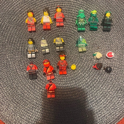 Lego Ninjago figures used authentic