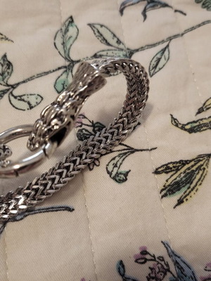 Chain bracelet new, silver