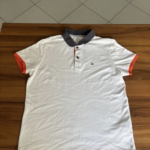 Champion Vintage Y2K Polo shirt like new, white, size S