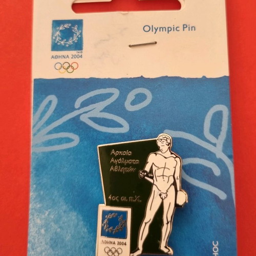 Pins Athens 2004 Ancient Athlete Statues series new set of 6