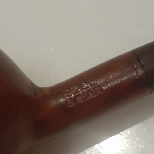 Vintage wooden tobacco pipe real briar from the 70s new
