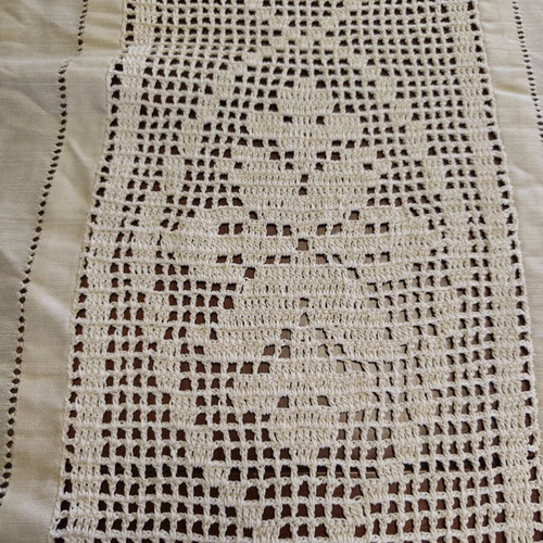 Handmade curtain 200x210 like new, beige