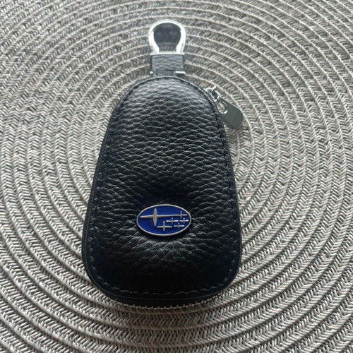 Leather Car Key Case for Subaru New